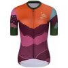 RIVANELLE Cyklistický dres s krátkym rukávom - SERENITY - fialová/červená S RIVANELLE Cyklistický dres s krátkym rukávom - SERENITY - fialová/červená S