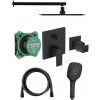 Hansgrohe Vernis Shape - sprchový podomietkový SET 11 čierny Hansgrohe Vernis Shape - sprchový podomietkový SET 11 čierny