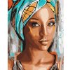 ASTRA Artea African Woman sada na maľovanie podľa čísel na ráme 40 x 50 cm