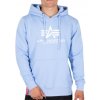Alpha Industries Basic Hoody pánska mikina light blue