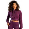 Dámska mikina GymBeam Women‘s Essential Cropped Hoodie Plum S Dámska mikina GymBeam Women‘s Essential Cropped Hoodie Plum S