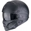Helma na motorku SCORPION EXO-COMBAT II SpiderWeb matná čierno/strieborná Veľkosť: S Helma na motorku SCORPION EXO-COMBAT II SpiderWeb matná čierno/strieborná Veľkosť: S