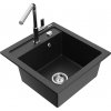 MEXEN/S MEXEN/S - Vito granitový drez 1-miska vrátane batérie Flora, čierna/strieborná metalík 6503-73-670401-00 MEXEN/S MEXEN/S - Vito granitový drez 1-miska vrátane batérie Flora, čierna/strieborná metalík 6503-73-670401-00