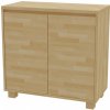 Mrava Komoda SK-2D olejovosk orech 92,5 x 95 x 45 cm jadrový buk Mrava Komoda SK-2D olejovosk orech 92,5 x 95 x 45 cm jadrový buk