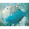 ZUTY Maľovanie podľa čísel - MODRÁ RYBA Rámovanie: vypnuté plátno na rám, Rozmer: 80x100 cm ZUTY Maľovanie podľa čísel - MODRÁ RYBA Rámovanie: vypnuté plátno na rám, Rozmer: 80x100 cm