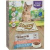 Agras Delic Stuzzy Cat Shreds Multipack Sterilized trhané mäso z tresky a lososa 12x85g Agras Delic Stuzzy Cat Shreds Multipack Sterilized trhané mäso z tresky a lososa 12x85g