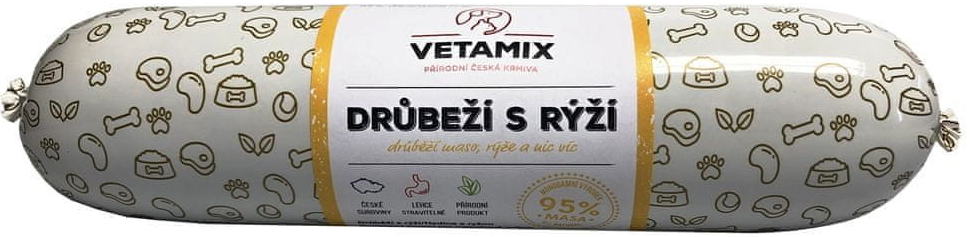 Vetamix Saláma kuracia s ryžou 10 x 850 g