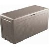 KETER SAMOA RATTAN BOX 270L CAPPUCCIN KETER SAMOA RATTAN BOX 270L CAPPUCCIN
