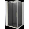 MEXEN/S - Velár sprchovací kút, posuvné dvere 100 x 80, grafit, zlato 871-100-080-41-50 MEXEN/S - Velár sprchovací kút, posuvné dvere 100 x 80, grafit, zlato 871-100-080-41-50