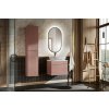 Comad Kúpeľňová zostava Iconic 60 cm s umývadlom, skrinkami a zrkadlom ružová/biela Comad Kúpeľňová zostava Iconic 60 cm s umývadlom, skrinkami a zrkadlom ružová/biela