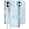 DUX DUCIS Lawa 2v1 odnímateľné flipové puzdro s MagSafe a peňaženkou pre iPhone 16 - modré - možnosť vrátiť tovar ZADARMO do 30tich dní DUX DUCIS Lawa 2v1 odnímateľné flipové puzdro s MagSafe a peňaženkou pre iPhone 16 - modré - možnosť vrátiť tovar ZADARMO do 30tich dní