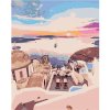 Zuty – Maľovanie Podľa Čísel – Farebné Santorini, 80 × 100 cm, Plátno 8596530122784 Zuty – Maľovanie Podľa Čísel – Farebné Santorini, 80 × 100 cm, Plátno 8596530122784