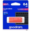 Goodram USB flash disk, USB 3.0, 64GB, UME3, oranžový, UME3-0640O0R11, USB A, s krytkou (UME3-0640O0R11)