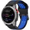 Remienok Sport Wristband čierno-modrý pre Garmin Fenix 7S / 6S / 5S Remienok Sport Wristband čierno-modrý pre Garmin Fenix 7S / 6S / 5S