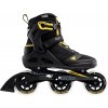 Rollerblade Macroblade 100 3WD Black/Saffron Yellow 43 Kolieskové korčule