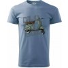 Scooter olive - Klasické pánske tričko vyššej gramáže - XL ( Denim ) Scooter olive - Klasické pánske tričko vyššej gramáže - XL ( Denim )