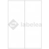 Labelea Samolepiace etikety 105x297 mm biele papierové, na hárku A4, pre laserovú a atramentovú tlač, Farba etikiet Biela, Počet hárkov v balení 100 EPY105297W002S Labelea Samolepiace etikety 105x297 mm biele papierové, na hárku A4, pre laserovú a atramentovú tlač, Farba etikiet Biela, Počet hárkov v balení 100 EPY105297W002S