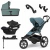 THULE Kočík športový Urban Glide 3 Mid Blue s mag. sponou + vanička + autosedačka + báza CBX by CYBE THULE Kočík športový Urban Glide 3 Mid Blue s mag. sponou + vanička + autosedačka + báza CBX by CYBE
