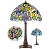 Veľká lampa Tiffany vitráž Slim kolekcia AMAZONIT Ø50*72 Veľká lampa Tiffany vitráž Slim kolekcia AMAZONIT Ø50*72