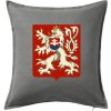 Znak ČSR - Tretia Československá republika (1945–1948) - Vankúš 50x50 - 50x50 - Vrátane výplne ( Tmavosivý melír ) Znak ČSR - Tretia Československá republika (1945–1948) - Vankúš 50x50 - 50x50 - Vrátane výplne ( Tmavosivý melír )