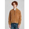 GANT SUEDE bomber jacket hnedá