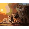 ZUTY Maľovanie podľa čísel - TIGER S MLÁĎATAMI A ZÁPAD SLNKA (D. RUSTY RUST) Rámovanie: vypnuté plátno na rám, Rozmer: 40x50 cm ZUTY Maľovanie podľa čísel - TIGER S MLÁĎATAMI A ZÁPAD SLNKA (D. RUSTY RUST) Rámovanie: vypnuté plátno na rám, Rozmer: 40x50 cm