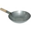 Vogue wok z mäkkej ocele s plochým dnom 356mm Vogue wok z mäkkej ocele s plochým dnom 356mm