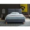 Posteľ SIERRA VELVET 120x200 farba šedá/dub TAP.150 Posteľ SIERRA VELVET 120x200 farba šedá/dub TAP.150
