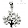 BENETO AGH621 - Strieborný prívesok strom života so zirkónmi BENETO AGH621 - Strieborný prívesok strom života so zirkónmi