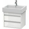 DURAVIT Ketho závesná skrinka pod umývadlo, 2 zásuvky, 550 x 440 x 480 mm, biela vysoký lesk, KT663602222 DURAVIT Ketho závesná skrinka pod umývadlo, 2 zásuvky, 550 x 440 x 480 mm, biela vysoký lesk, KT663602222