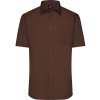 James & Nicholson (Daiber) Pánska košeľa s krátkym rukávom JN680 - Hnedá | 2XL James & Nicholson (Daiber) Pánska košeľa s krátkym rukávom JN680 - Hnedá | 2XL
