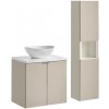Comad Kúpeľňová zostava Viva Cashmere s doskou, umývadlom a skrinkami 60 cm kašmírová/biela Comad Kúpeľňová zostava Viva Cashmere s doskou, umývadlom a skrinkami 60 cm kašmírová/biela