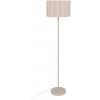 STOJACA LAMPA 150 CM S LÁTKOVÝM TIENIDLOM Ø 37 CM BÉŽOVÁ RETRO ŠTÝL STOJACA LAMPA 150 CM S LÁTKOVÝM TIENIDLOM Ø 37 CM BÉŽOVÁ RETRO ŠTÝL