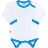 Dojčenské body New Baby s modro-tyrkysovým lemom 86 (12-18m) Dojčenské body New Baby s modro-tyrkysovým lemom 86 (12-18m)