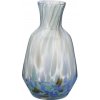 MADAM STOLTZ Karafa z brokového skla Blue/Aqua MADAM STOLTZ Karafa z brokového skla Blue/Aqua