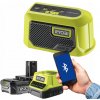 RYOBI MINI REPRODUKTOR 18V ONE+ LED BLUETOOTH REPRODUKTOR + 2Ah RBTM18-120GL RYOBI MINI REPRODUKTOR 18V ONE+ LED BLUETOOTH REPRODUKTOR + 2Ah RBTM18-120GL