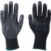 Rukavice z polyesteru polomáčané v PU, čierne, veľkosť 11 Rukavice z polyesteru polomáčané v PU, čierne, veľkosť 11
