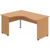 OFFICE PRO s.r.o. HOBIS kancelársky stôl pracovný tvarový, ergo pravý - GE 2005 P, buk OFFICE PRO s.r.o. HOBIS kancelársky stôl pracovný tvarový, ergo pravý - GE 2005 P, buk