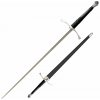 Vega Cold Steel 88ITS Italian Long Sword zberateľský meč 90,1 cm, čierna koža, kožené puzdro Vega Cold Steel 88ITS Italian Long Sword zberateľský meč 90,1 cm, čierna koža, kožené puzdro