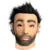 Realistická maska muž s vlasmi - Latexova (Silikonová) na tvár či hlavu Realistická maska muž s vlasmi - Latexova (Silikonová) na tvár či hlavu