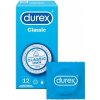 Durex Classic 12 ks, klasické latexové kondómy