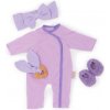 LullaBaby Dupačky pre bábiku fialové s doplnkami