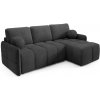 Wilsondo Rohová rozkladacia sedačka Moon - tmavosivá Wilsondo Rohová rozkladacia sedačka Moon - tmavosivá