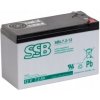 Akumulátor SSB SBL 7,2-12 12V 7,2Ah AGM Akumulátor SSB SBL 7,2-12 12V 7,2Ah AGM
