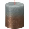Sviečka bolsius Rustic, Vianočná, Sunset Eucalyptus Green+ Copper, 80/68 mm Sviečka bolsius Rustic, Vianočná, Sunset Eucalyptus Green+ Copper, 80/68 mm