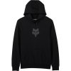 FOX mikina Head Fleece Po Black Black 021 vel. 2X FOX mikina Head Fleece Po Black Black 021 vel. 2X