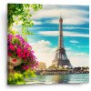 Sablio Obraz Paríž Eiffelova veža Mraky - 50x50 cm Sablio Obraz Paríž Eiffelova veža Mraky - 50x50 cm