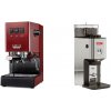 Gaggia New Classic E24, red + Lelit William PL72-P Gaggia New Classic E24, red + Lelit William PL72-P