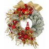 Závesný vianočný veniec Laura, priemer 35 cm Závesný vianočný veniec Laura, priemer 35 cm