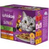 Whiskas TastyMix Chef's Choice hovädzina a hydina so zeleninou losos s mrkvou kura a morka kura a treska v šťave 12 x 85 g Whiskas TastyMix Chef's Choice hovädzina a hydina so zeleninou losos s mrkvou kura a morka kura a treska v šťave 12 x 85 g